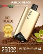 RELX Peace 25000 puffs 20MG Disposable Vape in Dubai Lush Tobacco