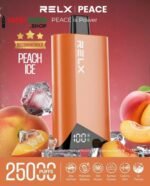 RELX Peace 25000 puffs 20MG Disposable Vape in Dubai Peach Ice
