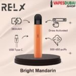 Relx Artisan Vape Kit 380mAh In UAE Bright Mandarin