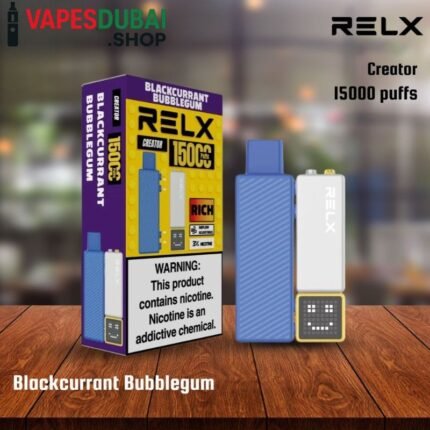 Relx Creator Starter Kit 15000 Puffs - Blackcurrant Bubblegum