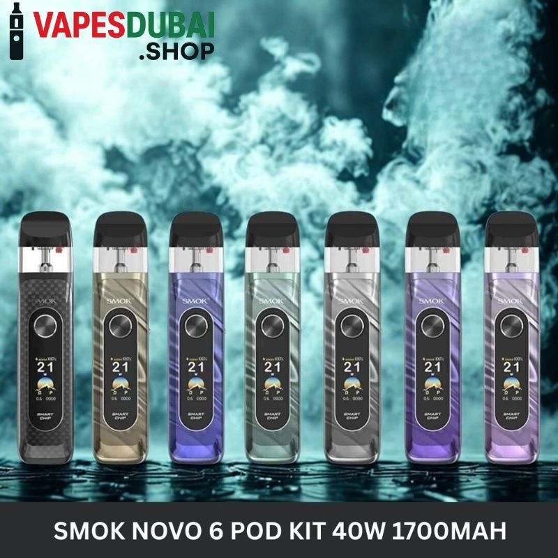 SMOK Novo 6 Pod Kit 40W 1700mAh in Dubai SMOK Novo 6 Pod Kit 40W 1700mAh in Dubai