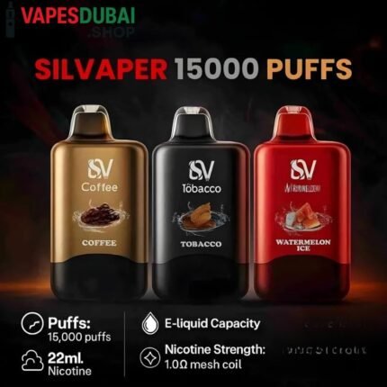 Silvaper 15000 Puffs 20mg nicotine Disposable Vape In Dubai