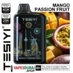 TESIYI ULTRA MAX 40000 Puffs Disposable Vape 50MG In Dubai Mango Passion Fruit