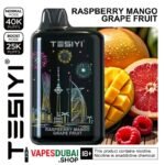 TESIYI ULTRA MAX 40000 Puffs Disposable Vape 50MG In Dubai Raspberry Mango Grape Fruit