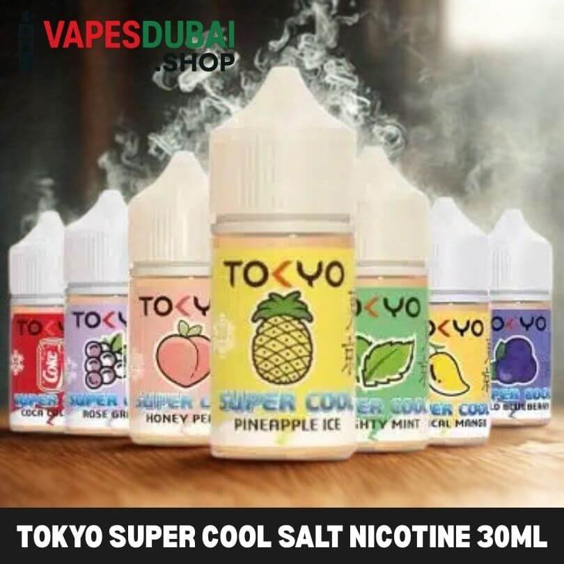 TOKYO Super Cool Salt Nicotine 30ml Vape Juice TOKYO Super Cool Salt Nicotine 30ml Vape Juice