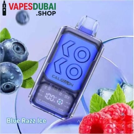 UWELL Caliburn Bar 20MG 16000 Puffs Disposable Vape in Dubai Blue Razz Ice