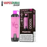 VAPES BARS Ghost Shisha 15000 Puffs Peach ice