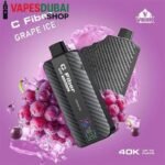 VEIIK C Fiber 40000 Puffs 20mg Disposable Vape In DUBAI Grape Ice