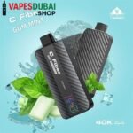VEIIK C Fiber 40000 Puffs 20mg Disposable Vape In DUBAI Gum Mint