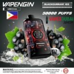 Vapengin Mecha 50000 Puffs 30mg Nicotine Disposable Cap In Dubai Blackcurrant Ice
