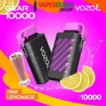 Vozol gear 10000 puffs zero(0%) nicotine vape in Dubai Pink lemonade
