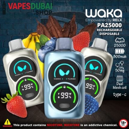 Waka PA25000 Puffs Disposable Vape 50 MG in Dubai