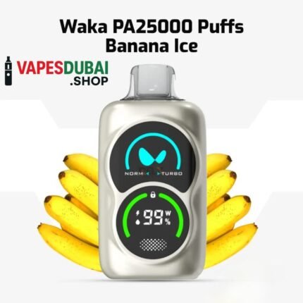 Waka PA25000 Puffs Disposable Vape 50 MG in Dubai Banana Ice