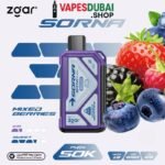 ZGAR Sorna Boost 50000 Puffs 18mg Nicotine In Dubai Mixed Berries
