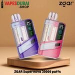 Zgar Supernova 30000 Puffs Disposable Vape 20mg In Dubai