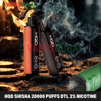 Hqd shisha 20000 puffs dtl 2% nicotine Disposable Vape In Dubai