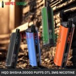 Hqd shisha 20000 puffs dtl 3mg nicotine In Dubai