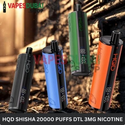 Hqd shisha 20000 puffs dtl 3mg nicotine In Dubai