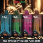 Relx Optimus up to 60000 puffs 50mg Disposable Vape In Dubai