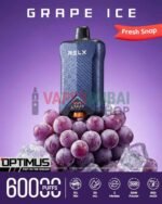 Relx Optimus up to 60000 puffs 50mg Disposable Vape In Dubai Grape ice