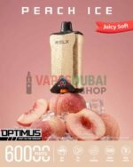 Relx Optimus up to 60000 puffs 50mg Disposable Vape In Dubai Peach Ice