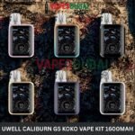 Uwell Caliburn G5 Koko Vape Kit 1600mAh 3ml In Dubai