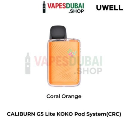 Uwell Caliburn G5 Lite KOKO Kit 1600mAh 3ml In Dubai Coral Orange