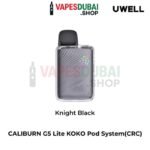 Uwell Caliburn G5 Lite KOKO Kit 1600mAh 3ml In Dubai Knight Black