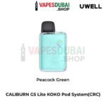 Uwell Caliburn G5 Lite KOKO Kit 1600mAh 3ml In Dubai Peacock Green