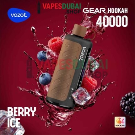 VOZOL Gear Hookah 40000 Puffs Disposable Vape 5mg In Dubai Berry Ice