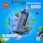 VOZOL Gear Hookah 40000 Puffs Disposable Vape 5mg In Dubai Blueberry Mint