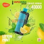 VOZOL Gear Hookah 40000 Puffs Disposable Vape 5mg In Dubai Lemon Mint