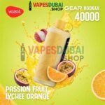 VOZOL Gear Hookah 40000 Puffs Disposable Vape 5mg In Dubai Passion Fruit Lychee Orange