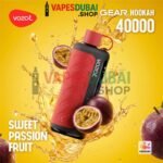 VOZOL Gear Hookah 40000 Puffs Disposable Vape 5mg In Dubai Sweet passion Fruit