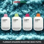 Flerbar (0%)zero nicotine 3500 puffs vape In Dubai