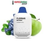 Flerbar (0%)zero nicotine 3500 puffs vape In Dubai BLUEBERRY APPLE