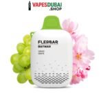 Flerbar (0%)zero nicotine 3500 puffs vape In Dubai GREEN GRAPE