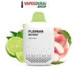 Flerbar (0%)zero nicotine 3500 puffs vape In Dubai LIME PEACH