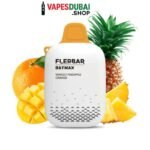 Flerbar (0%)zero nicotine 3500 puffs vape In Dubai MANGO PINEAPPLE ORANGE