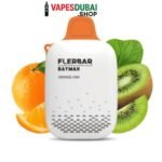 Flerbar (0%)zero nicotine 3500 puffs vape In Dubai ORANGE KIWI