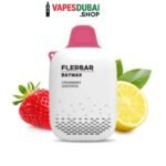 Flerbar (0%)zero nicotine 3500 puffs vape In Dubai STRAWBERRY LEMONADE