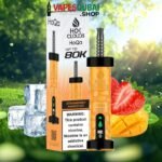 HoQa Hok clouds 80k puffs 5% nicotine shisha based vape In Dubai Strawberry mango ice