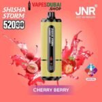 JNR Shisha Storm 52000 Puffs Disposable Vape 2% DTL in the UAE CHERRY BERRY