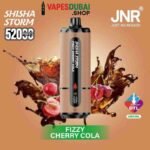 JNR Shisha Storm 52000 Puffs Disposable Vape 2% DTL in the UAE FIZZY CHERRY COLA