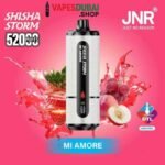 JNR Shisha Storm 52000 Puffs Disposable Vape 2% DTL in the UAE MI AMORE