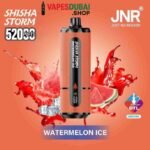 JNR Shisha Storm 52000 Puffs Disposable Vape 2% DTL in the UAE WATEMELON ICE