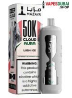 Mazaya Cloud AURA 50000 Puffs Disposable Vape In Dubai Lush Ice