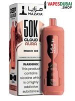 Mazaya Cloud AURA 50000 Puffs Disposable Vape In Dubai Peach Ice