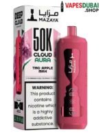 Mazaya Cloud AURA 50000 Puffs Disposable Vape In Dubai Two Apple Max